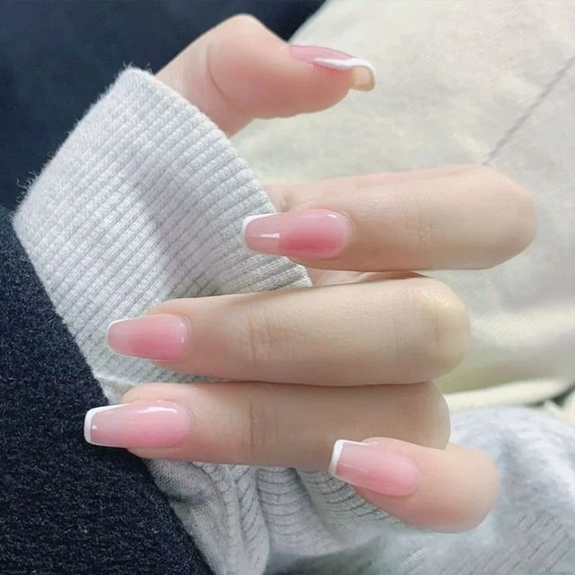 Faux Ongles Rose Pale