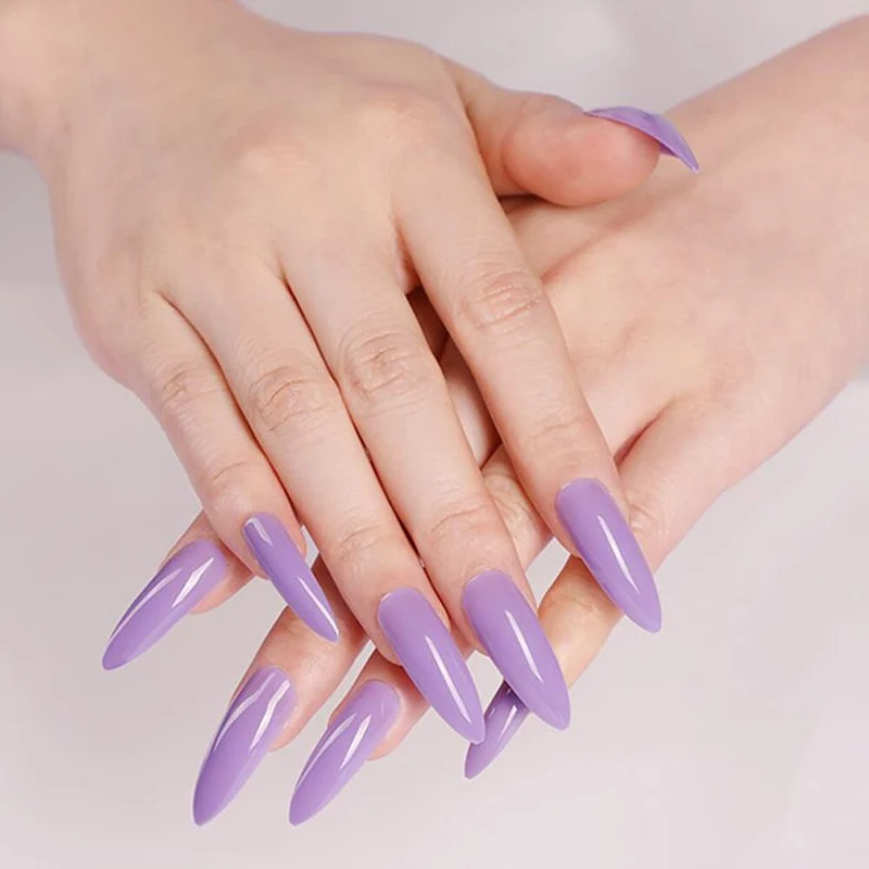 Faux Ongles Mauve