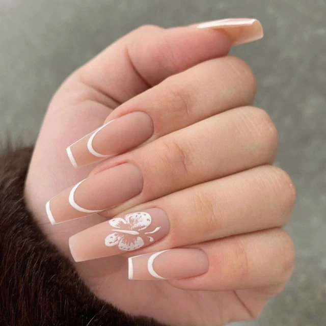 Faux ongles Gel Beige