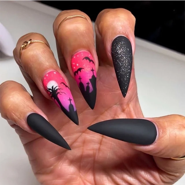 Faux Ongles pour Halloween