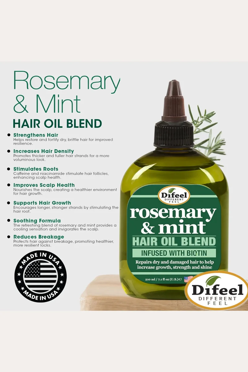 DIFEEL ROSEMARY MINT HAIR OIL 2.5oz
