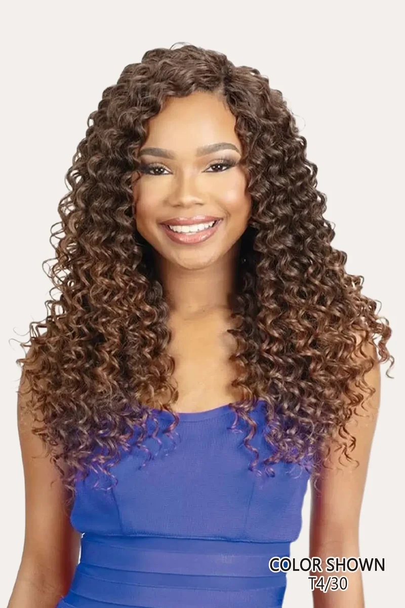 SHAKE N GO ORGANIQUE HAIR WEAVE BUNDLE HAVEN - DEEP CURL 3PCS 18"20"22"
