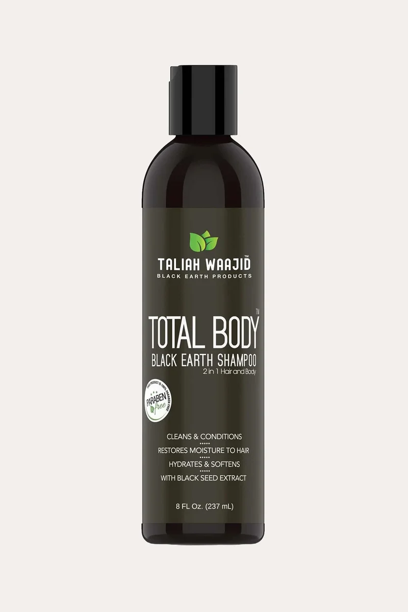 TALIAH WAAJID TOTAL BODY BLACK EARTH SHAMPOO 8oz | 2 in 1 Shampoo