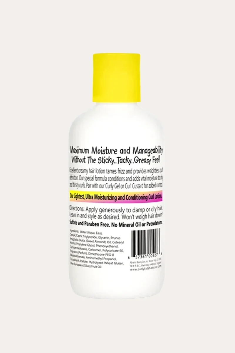 CURLY KIDS CREAMY CURL DEFINING LOTION 6oz | Hair Detangler for Kids