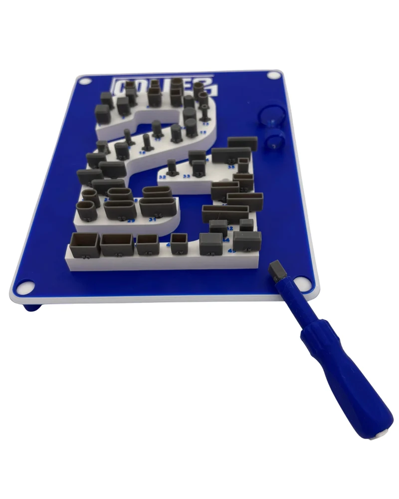 🔨 Tablette porte-incisifs Colle21 – 50 outils de précision pour sculpter, graver et texturer vos panneaux Technofoam