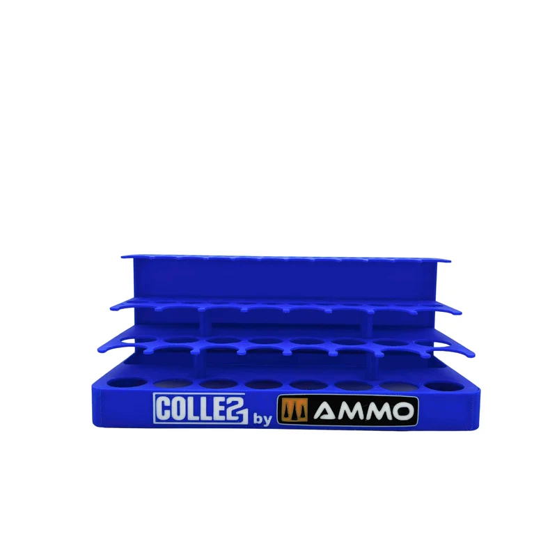 🎨Display Colle21 x AMMO by Mig Jimenez – Support pour 16 peintures, 48 pinceaux et 12 Oil Brush🖌️✨