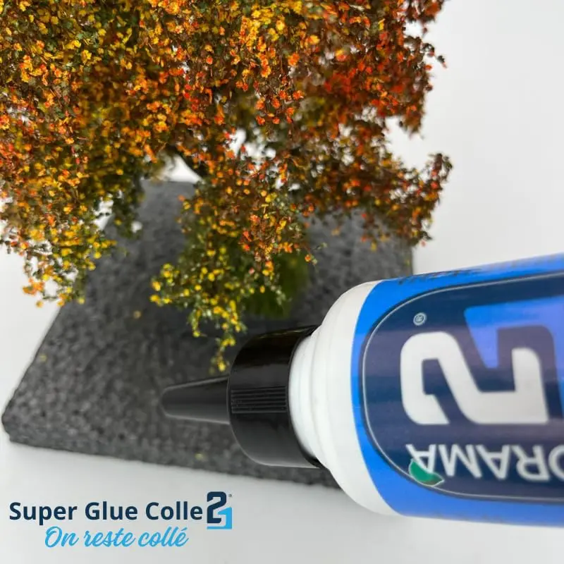 🧪 Colle Blanche Vinylique Fast Superglue Colle21 – 125 ml Colle pour vos décors, projets DIY dioramas et modélisme.🚀