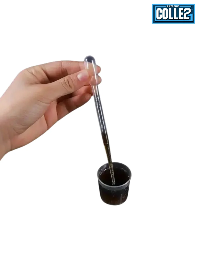 💧 Pipette Transparente COLLE21 – Précision et contrôle pour modélisme, peinture et DIY