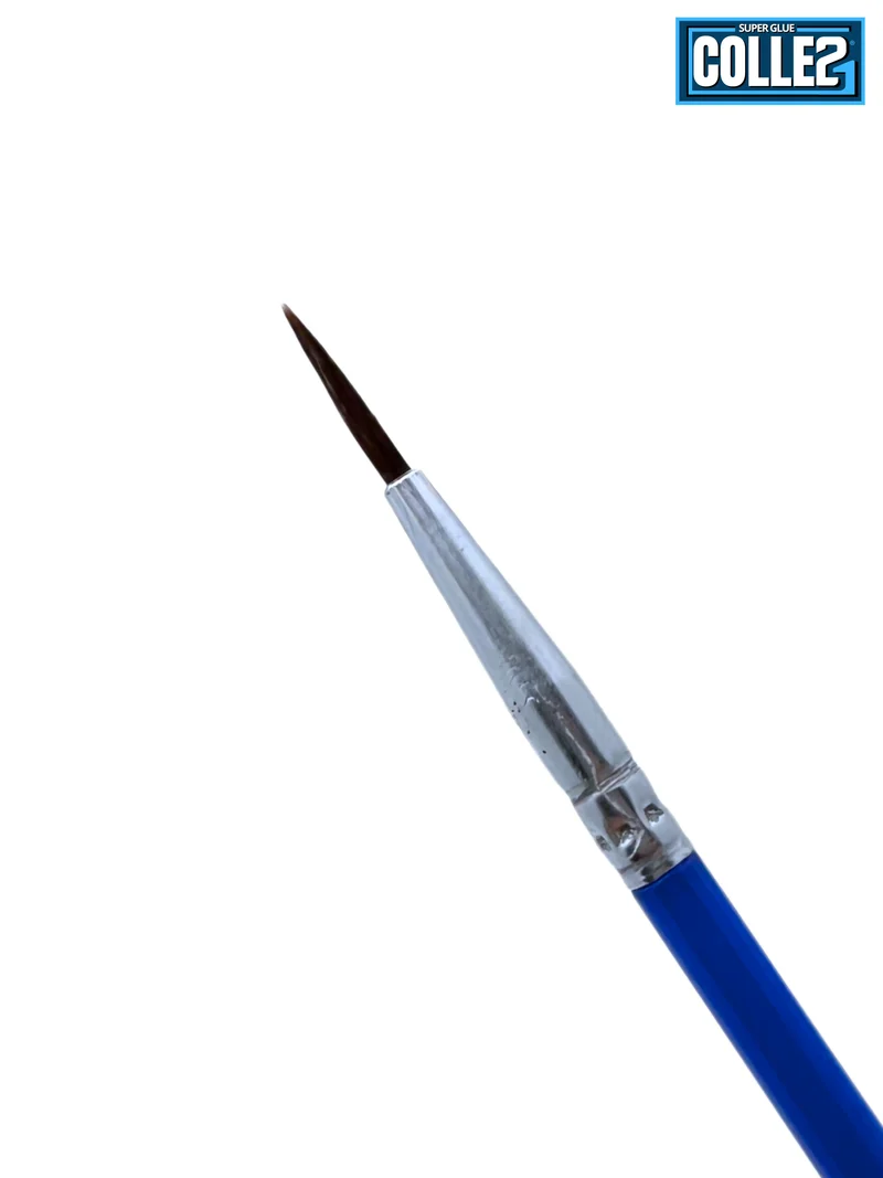 🖌️ Lot de 5 Pinceaux de précision COLLE21 – Idéal pour détails fins, modélisme et figurines