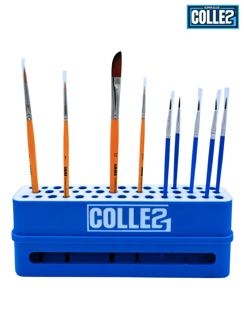 🖌️ Porte-Pinceaux COLLE21 – Support de rangement pour 45 pinceaux, outils et accessoires