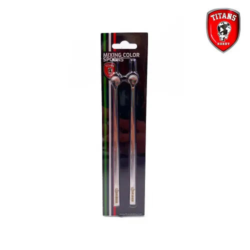 Cuillères en métal pour le mélange des couleurs Titans Hobby TTH035 - cuillère de mélange pour modélisme, cuillère de mélange pour bricolage