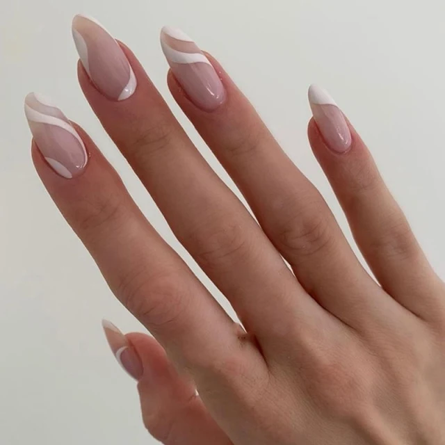 Faux Ongles Gel Rose
