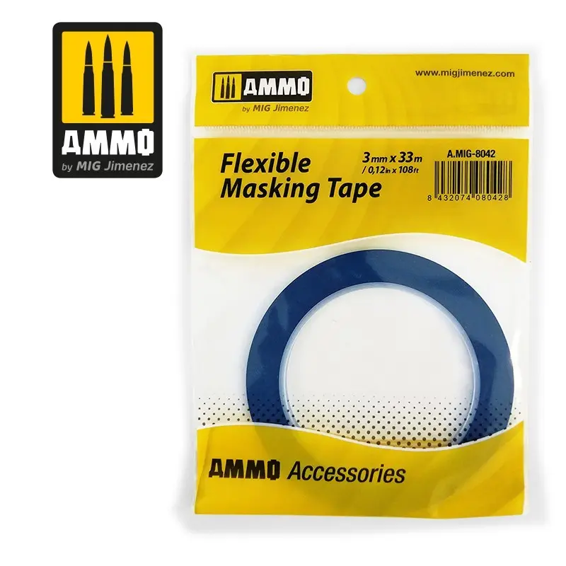 Flexible Masking Tape (3mm x 33M) A.MIG-8042