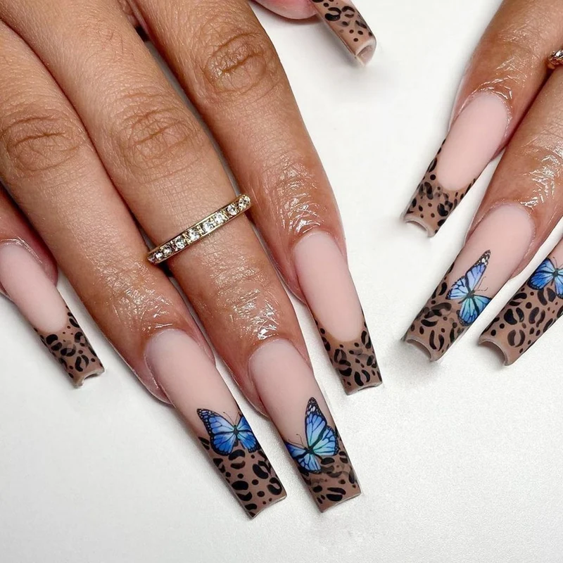 Faux Ongles Leopard