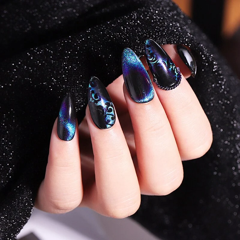Faux Ongles Galaxie