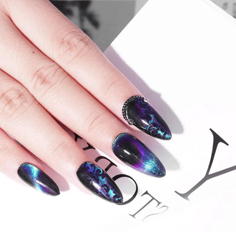 Faux Ongles Galaxie