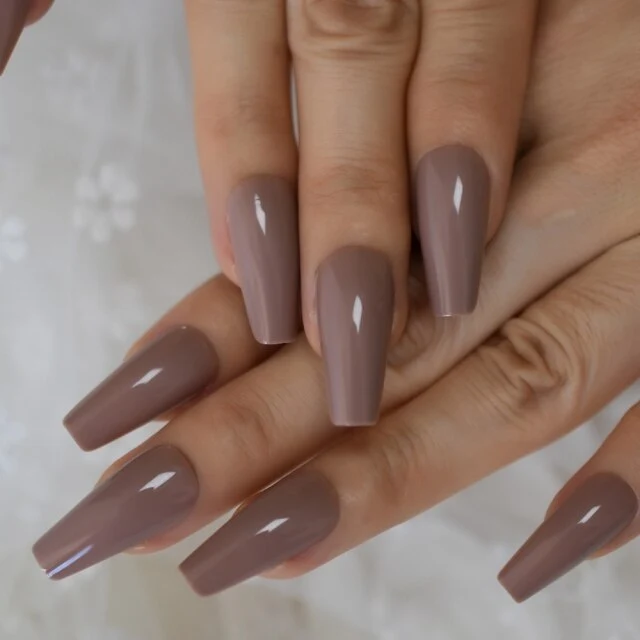 Faux Ongles Long Carré