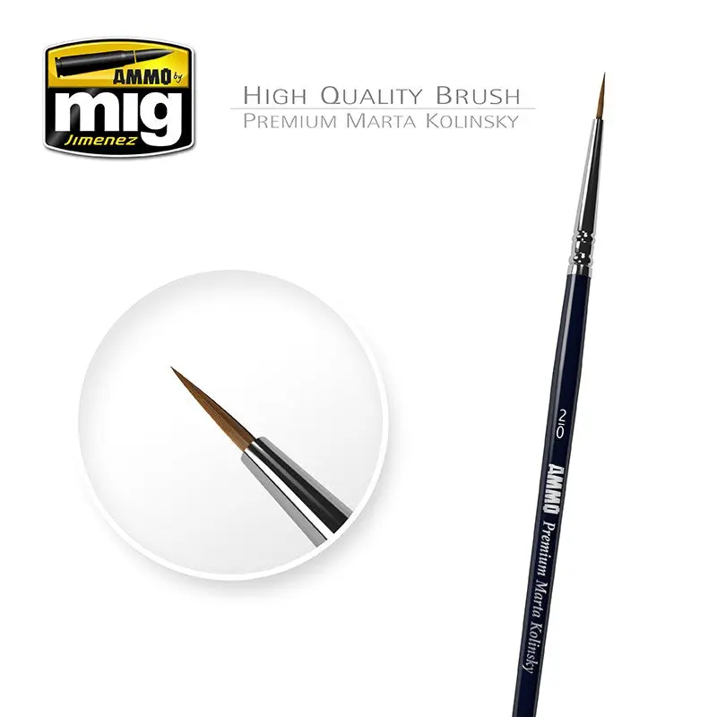AMIG8601-Pinceau Rond Premium Marta Kolinsky n°2/0