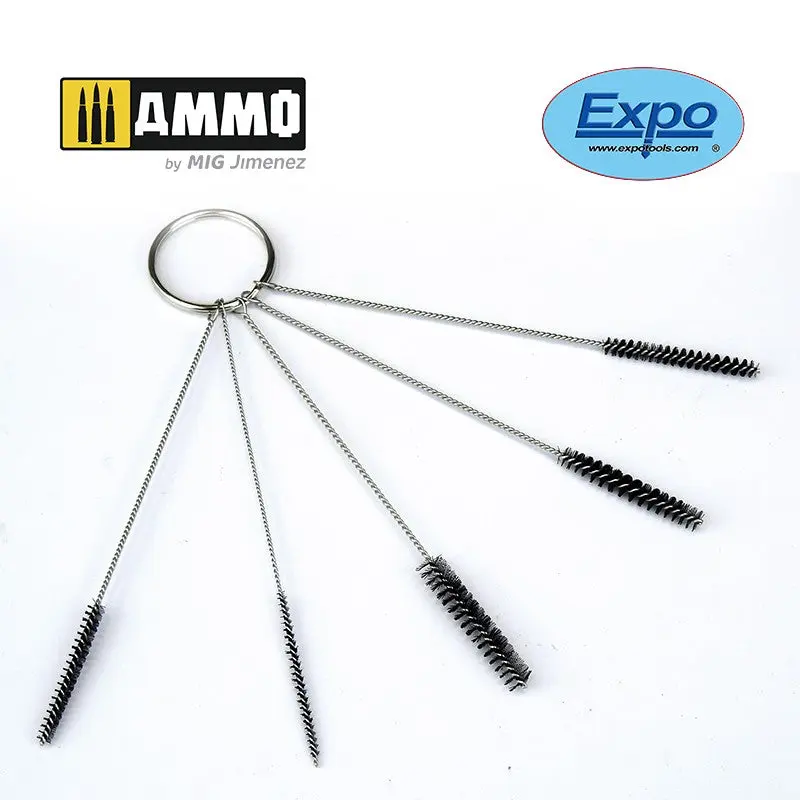 5 pcs Airbrush Cleaning Brush Set