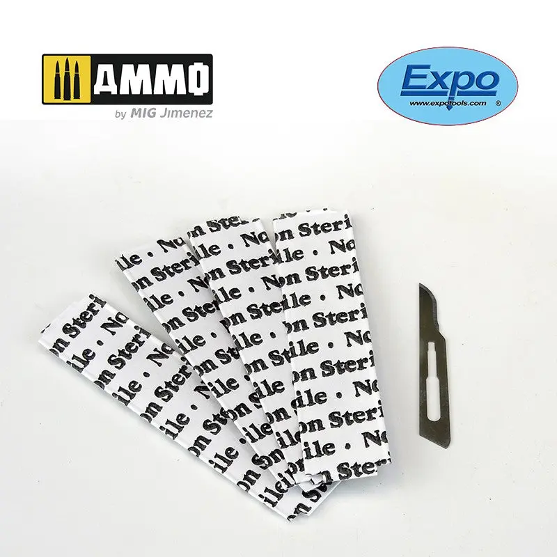 1 x Pack of 5 No. 15 Scalpel Blades