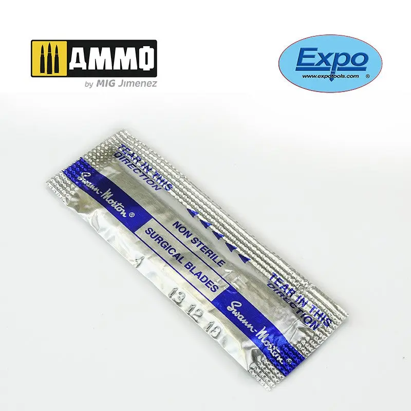 1 x Pack of 5 No. 15 Scalpel Blades