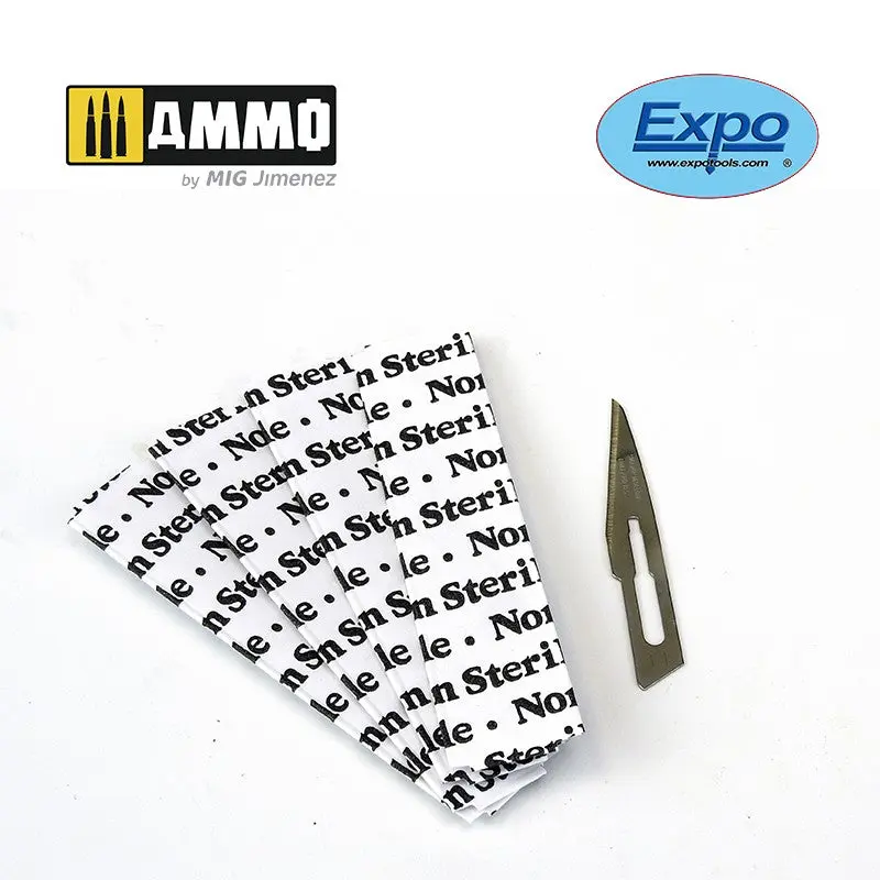 1 x Pack of 5 No. 11 Scalpel Blades