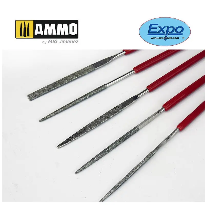 5 pcs Miniature Diamond File Set