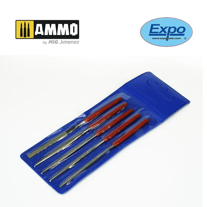 5 pcs Miniature Diamond File Set