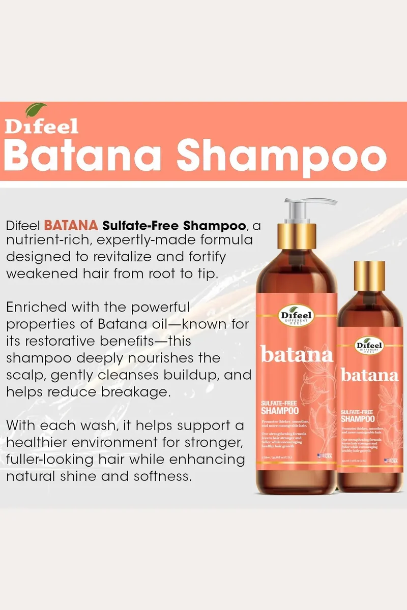 DIFEEL BATANA SHAMPOO SULFATE-FREE 12oz
