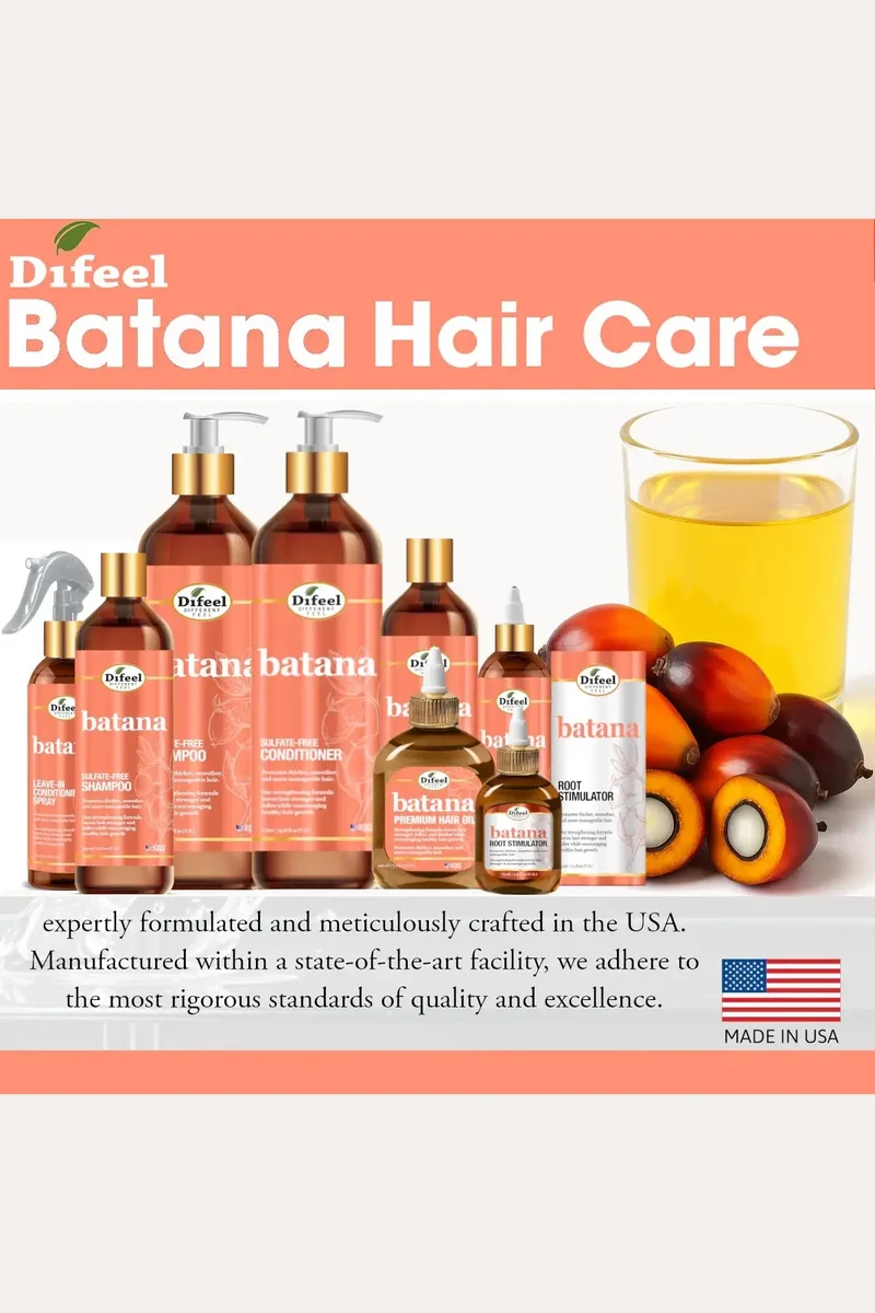DIFEEL BATANA SHAMPOO SULFATE-FREE 12oz