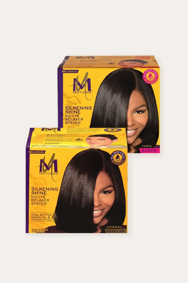 MOTIONS SILKENING SHINE NO-LYE RELAXER SYSTEM BOX