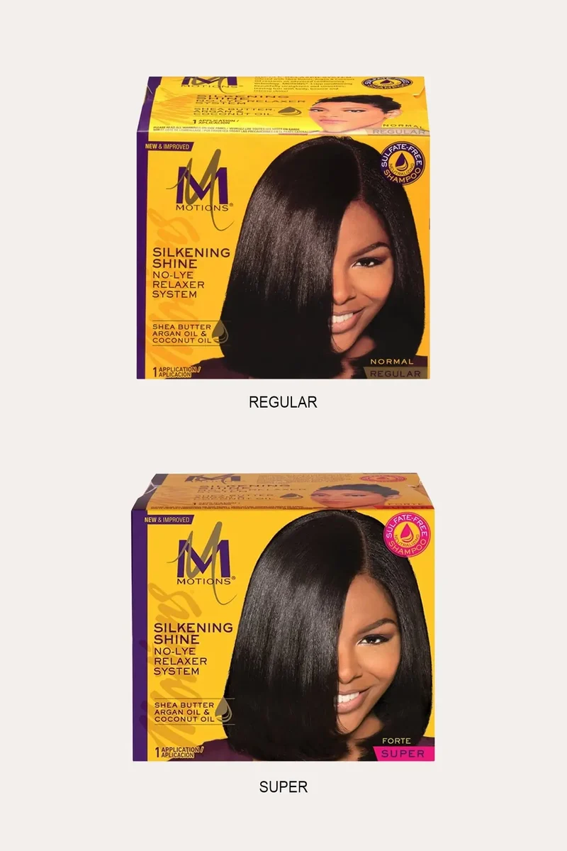 MOTIONS SILKENING SHINE NO-LYE RELAXER SYSTEM BOX