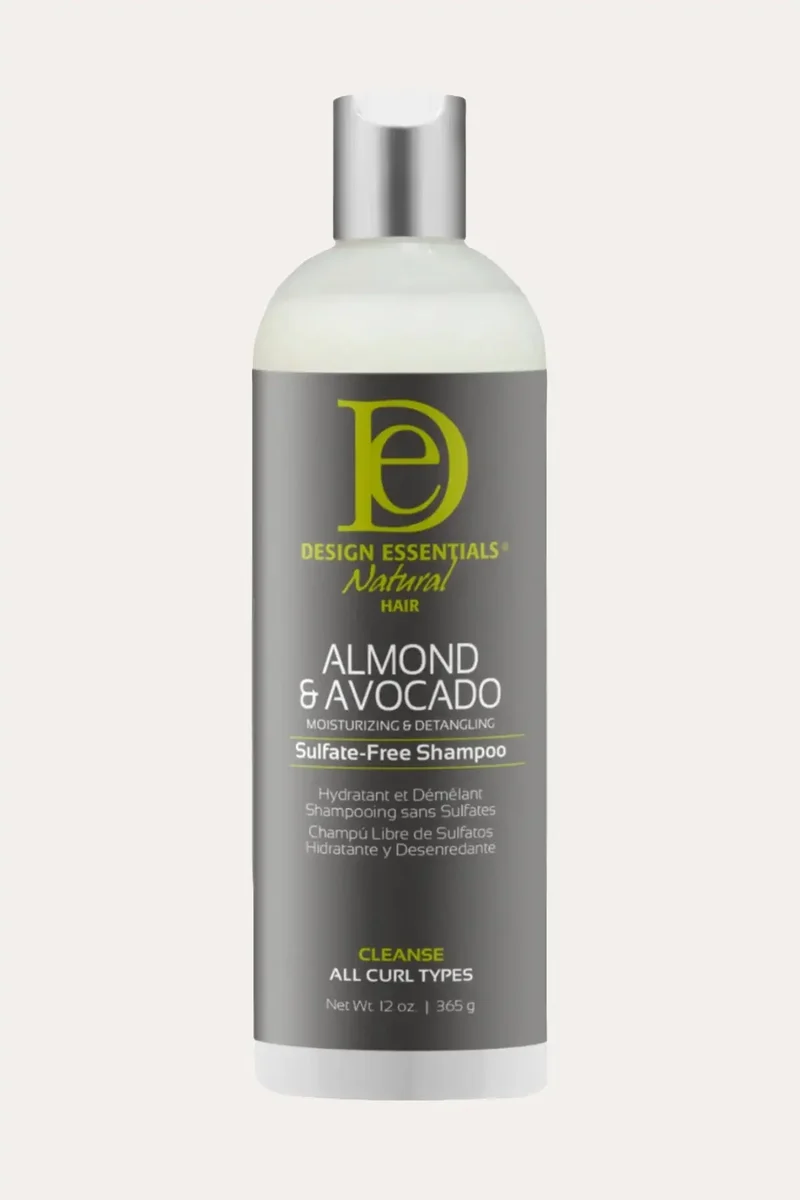 DESIGN ESSENTIALS ALMOND & AVOCADO MOISTURIZING & DETANGLING SHAMPOO