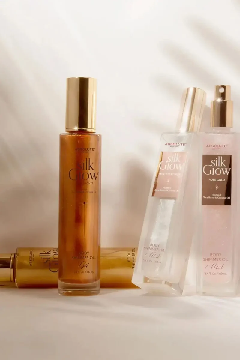 ABSOLUTE NEW YORK SILK GLOW SHIMMER MIST - SUN KISSED GLOW FOR FACE