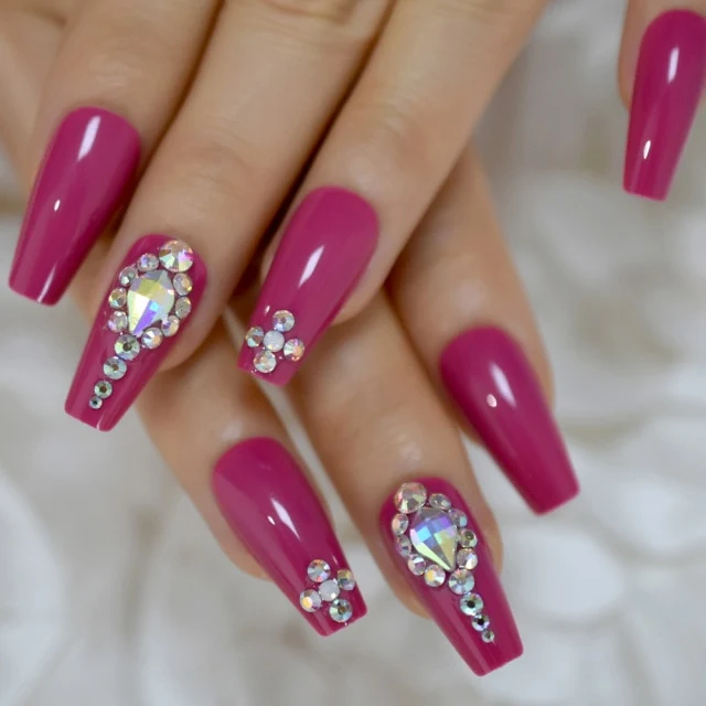 Faux Ongles Diamant