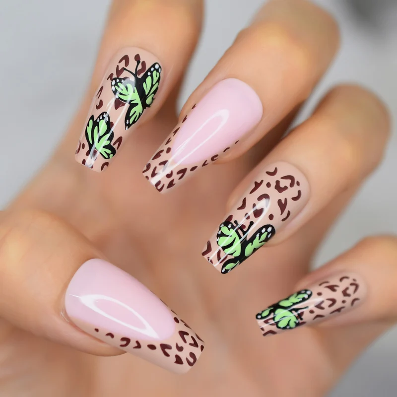 Faux Ongles Papillon