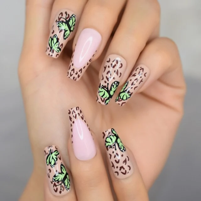Faux Ongles Papillon