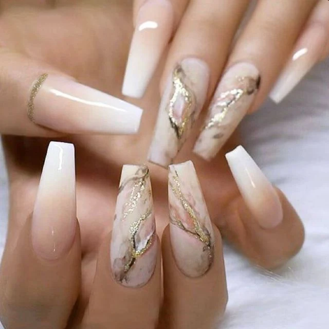 Faux Ongles Couleur Hiver