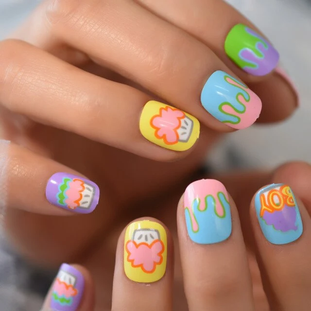 Faux Ongles Kawaii
