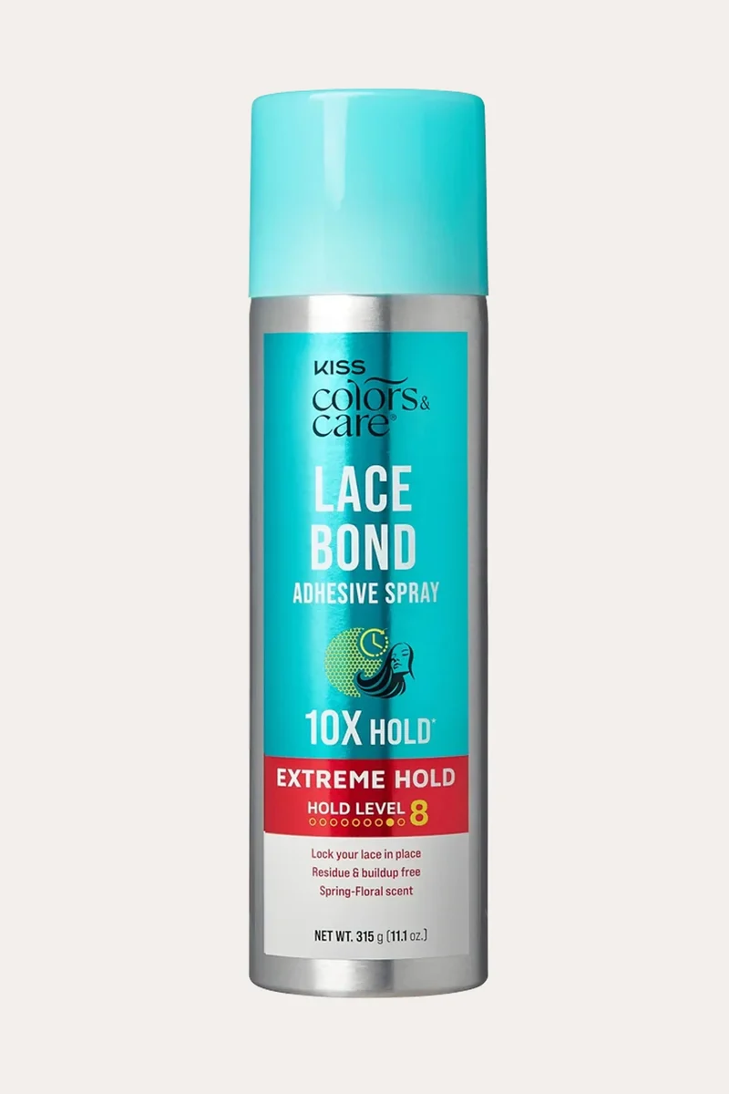KISS COLORS & CARE LACE BOND ADHESIVE SPRAY EXTREME HOLD