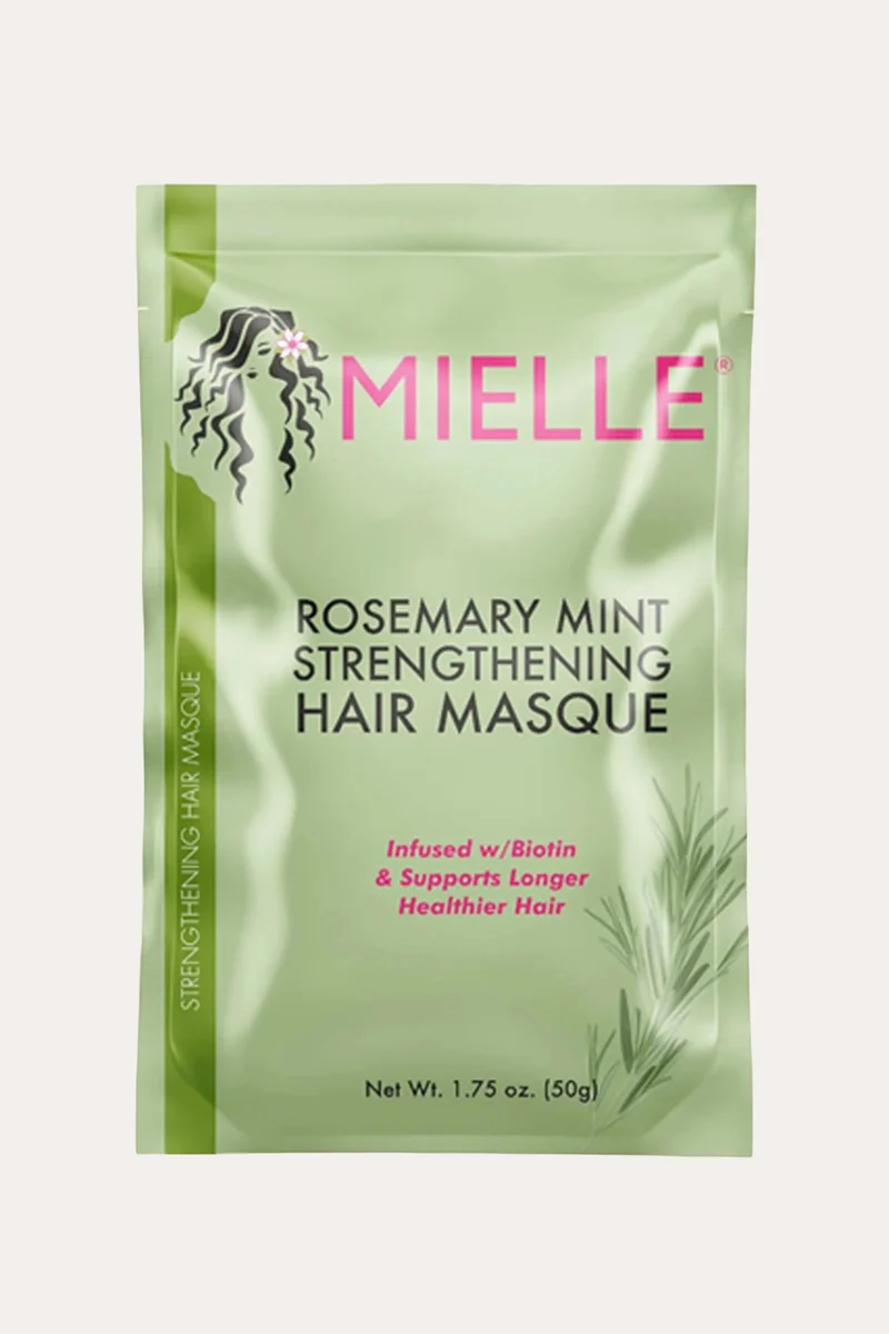 MIELLE ROSEMARY MINT HAIR MASQUE 1.75oz | STRENGTHENING HAIR MASK