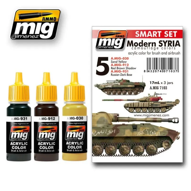 A.MIG-7103 Modern Syria Camouflage Colors
