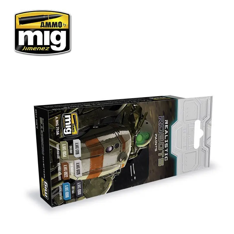 A.MIG-7156 Realistic Robots Paints