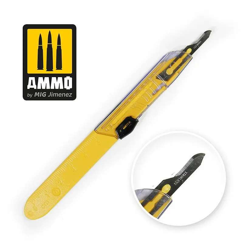 Ammo® Cutter jetable, à lame incurvée (15) A.Mig-8698