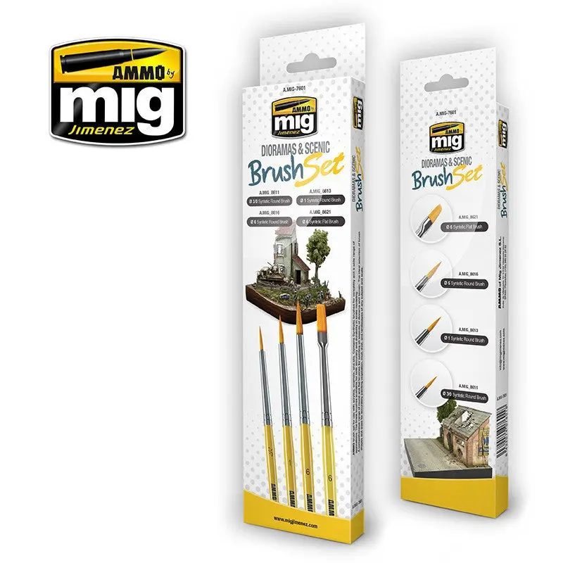 A.MIG-7601 Dioramas and Scenic Brush Set