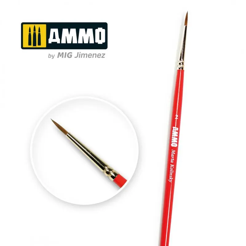 MIG A.MIG-8714 2 AMMO Marta Kolinsky Brush