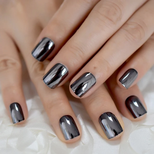 Faux Ongles Effet Miroir