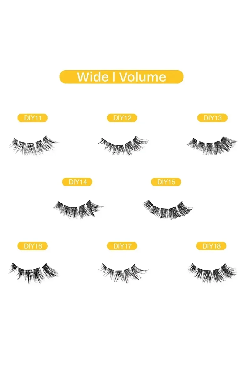 BROADWAY NATURAL DIY CLUSTER LASHES | INDIVISUAL FALSE EYELASHES