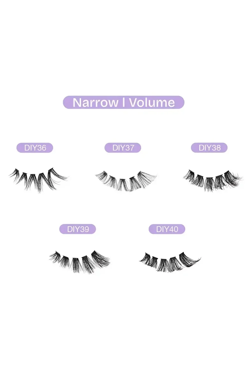 BROADWAY NATURAL DIY CLUSTER LASHES | INDIVISUAL FALSE EYELASHES