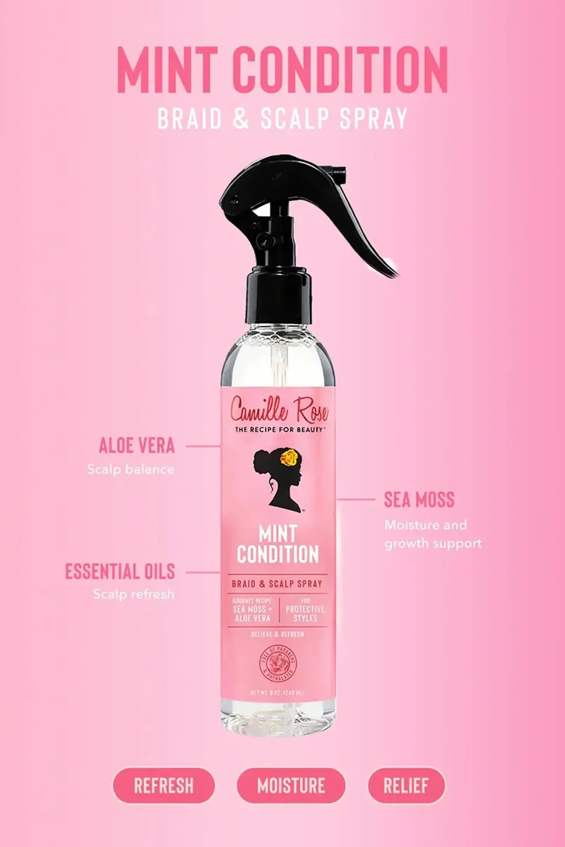 CAMILLE ROSE MINT CONDITION BRAID & SCALP SPRAY